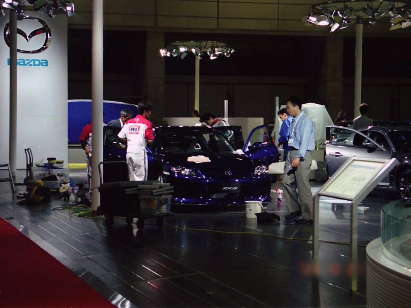 東京モーターショー2003展示車両仕上げマツダ